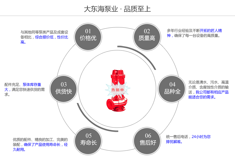 大東海泵業(yè)耐高溫潛水泵質量保證圖