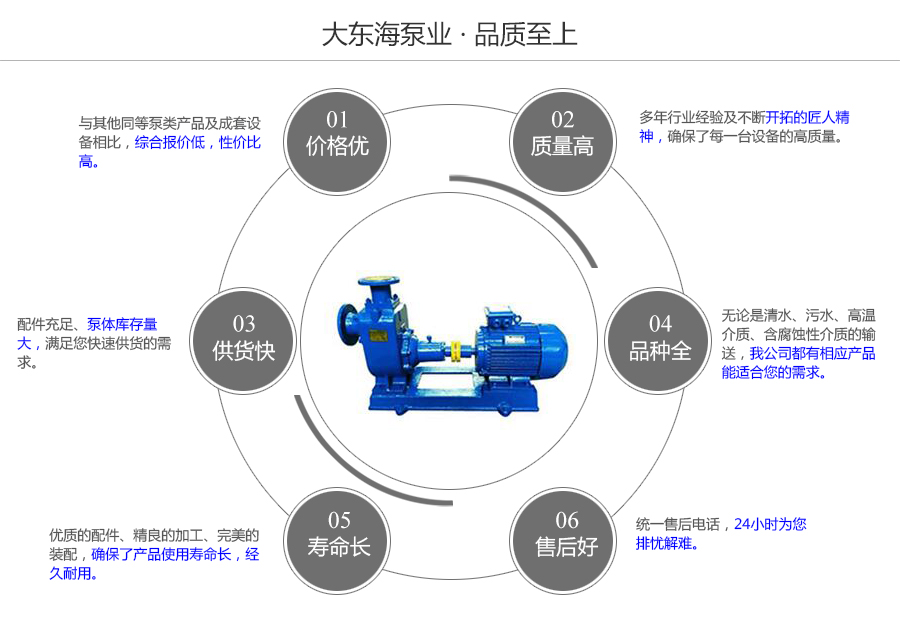 大東海泵業(yè)ZW型自吸式排污泵質(zhì)量保證圖