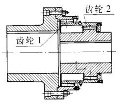 大東海多級泵新型聯(lián)軸器示意圖